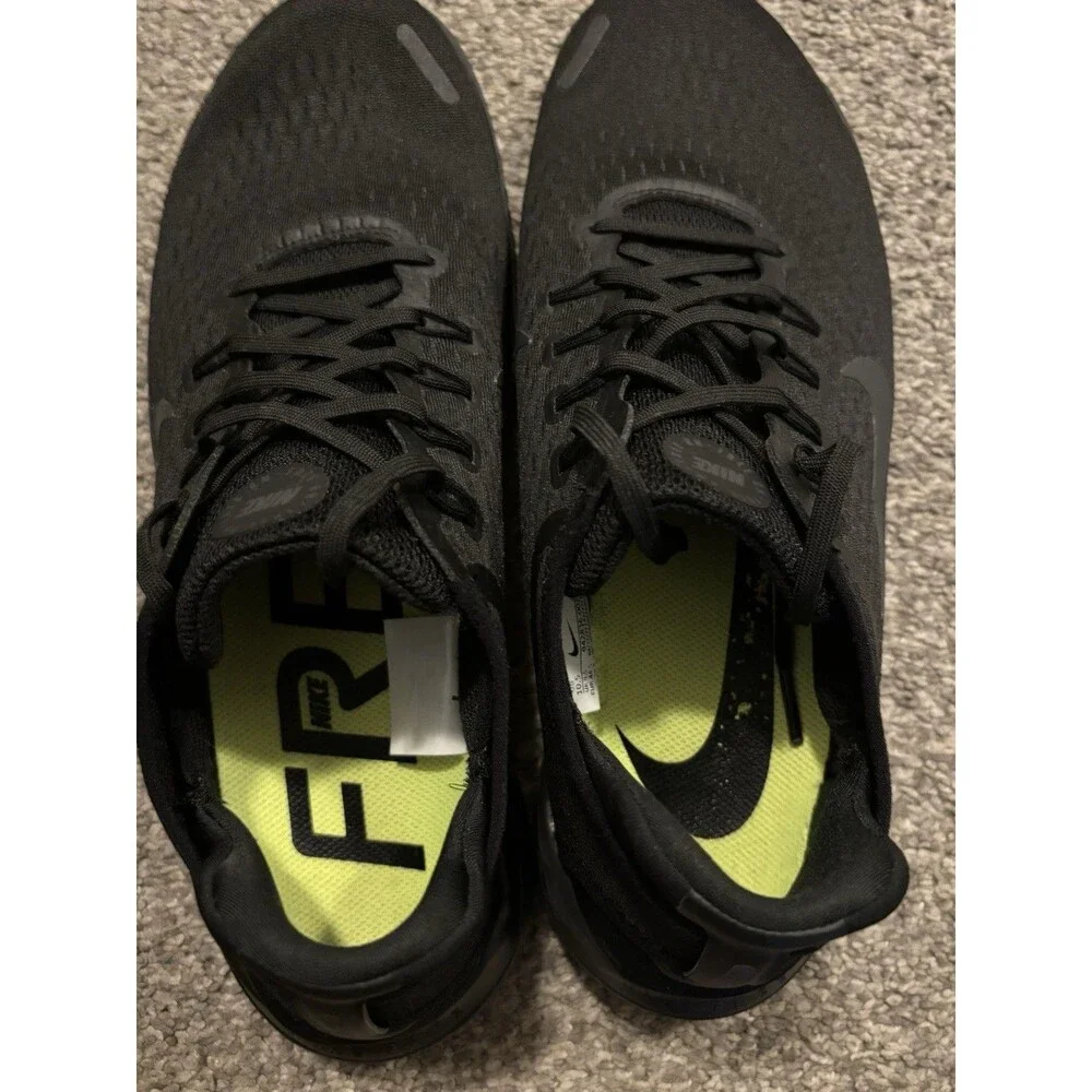 Nike Free RN Shoes Men’s Size 10.5 Black Anthracite Low Top Running 2022